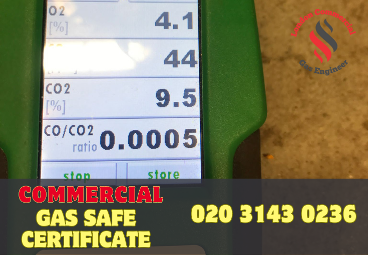 commercial gas safe certificate London